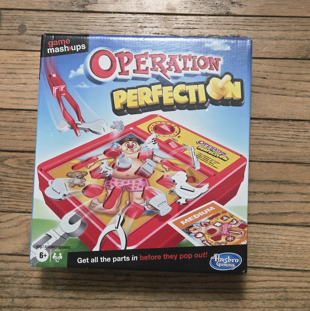 Hasbro Perfection Operation Game Mash-Up